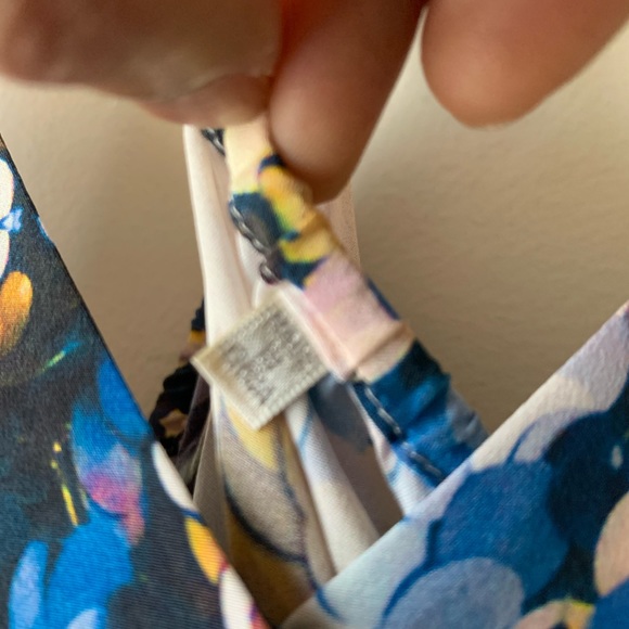 Jumpsuit leather straps colorful top - Picture 4 of 5